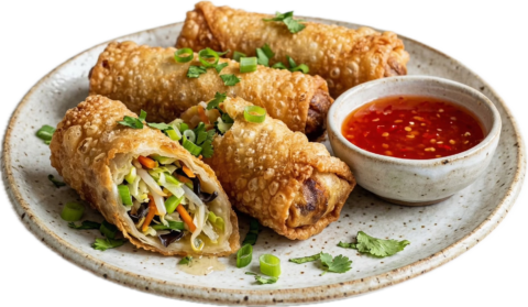 Veg Spring Rolls (4 pc)